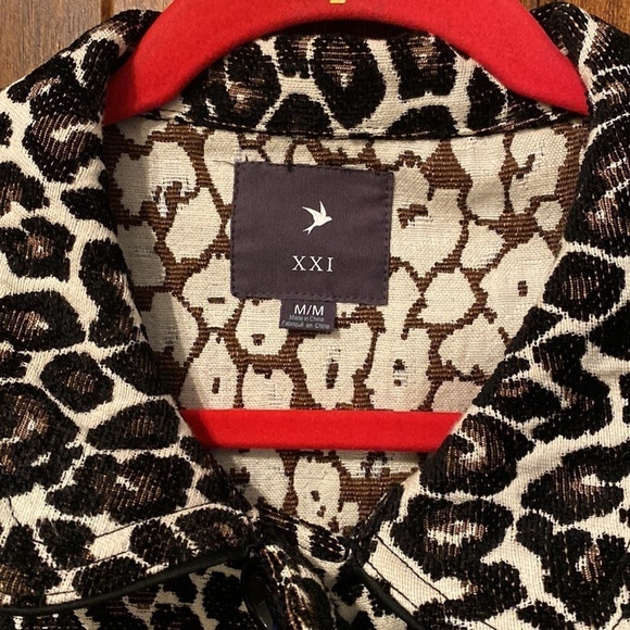 Forever 21 Leopard Print Jacket Blazer - Picture 2 of 8